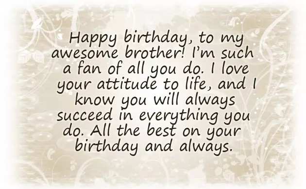 Happy Birthday To You My Lovely Brother