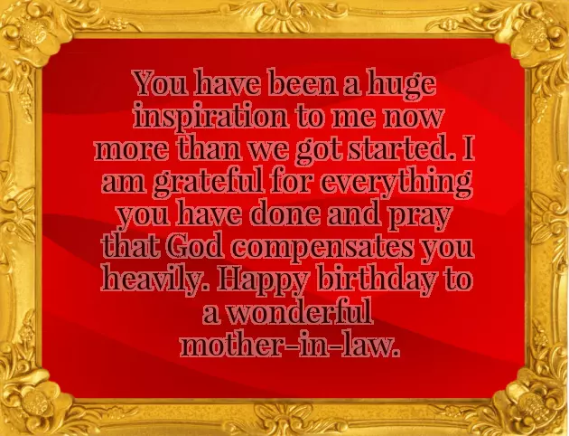 Birthday Wish For Mother In Law