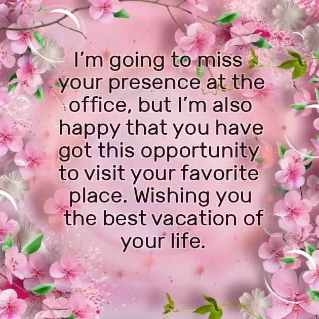 Wish You A Nice Holiday