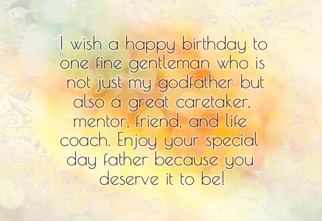 Happy Birthday Godfather Happy Birthday Godfather