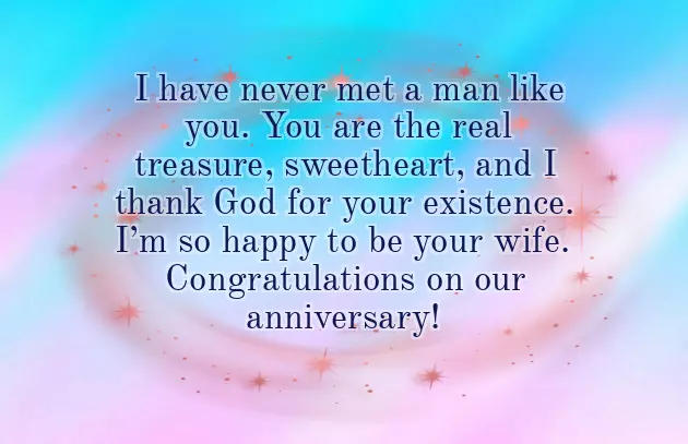 Husband To Wife Wedding Anniversary Wishes