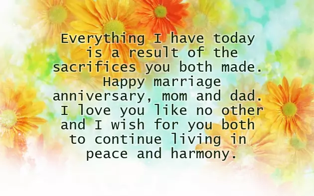 Wedding Anniversary For Dad And Mom Wedding Anniversary For Dad And Mom