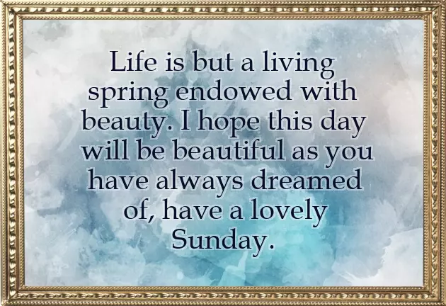 Sunday Good Morning Wishes