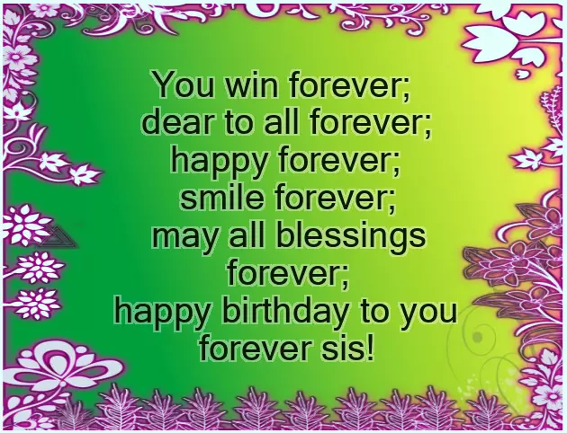 Birthday Wishes To Beloved Sister Birthday Wishes To Beloved Sister