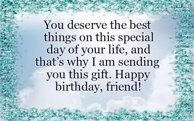 Text Happy Birthday Friend