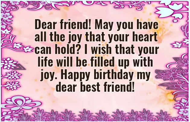 Birthday Wishes For My Male Best Friend