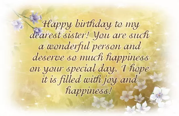 New Birthday Wishes For Sister New Birthday Wishes For Sister
