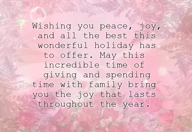 Happy Christmas To All