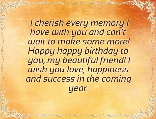 Birthday Wishes For A Sister Like Friend