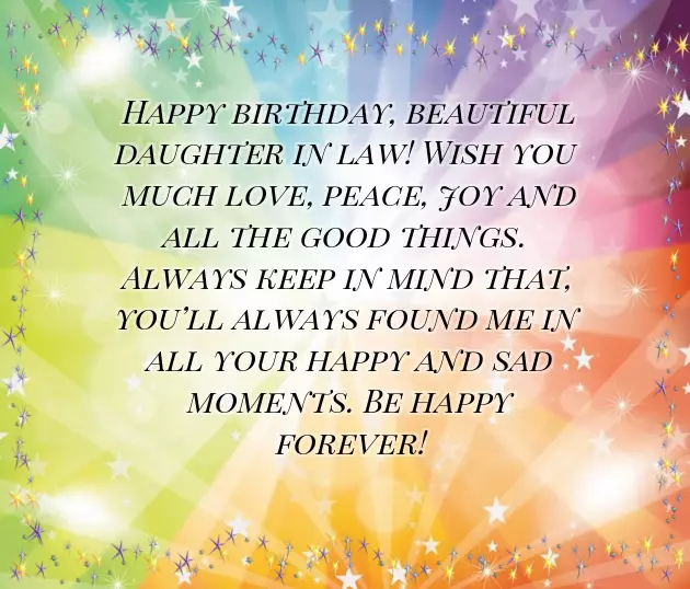 Religious Birthday Wishes For Daughter In Law