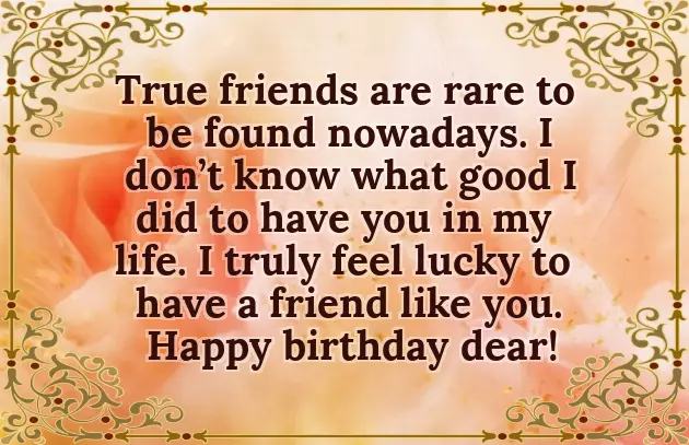 Sample Birthday Wishes For A Friend