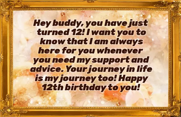 Happy Birthday To My 12 Year Old Son