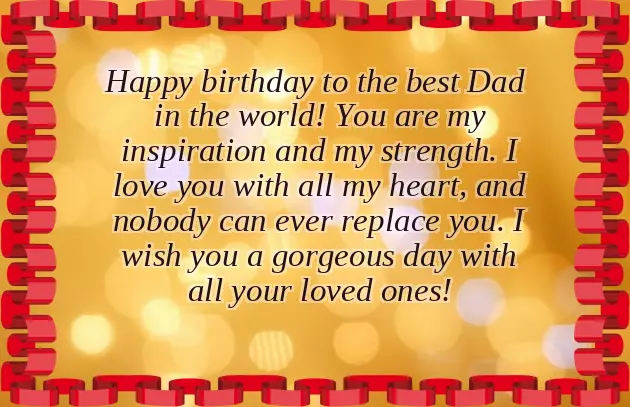 Happy Birthday To My Hero Dad