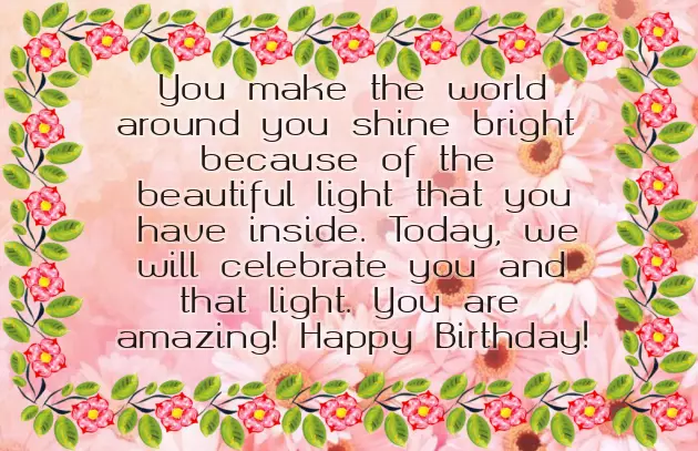 Unique Birthday Wishes For Niece