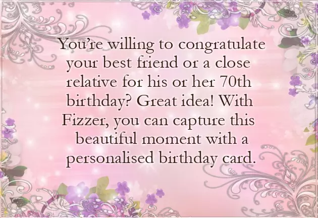 Happy 70Th Birthday Messages