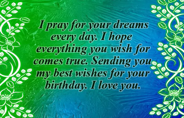 Distance Relationship Birthday Wishes