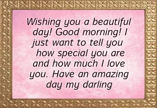 Good Morning Wishing You A Wonderful Day