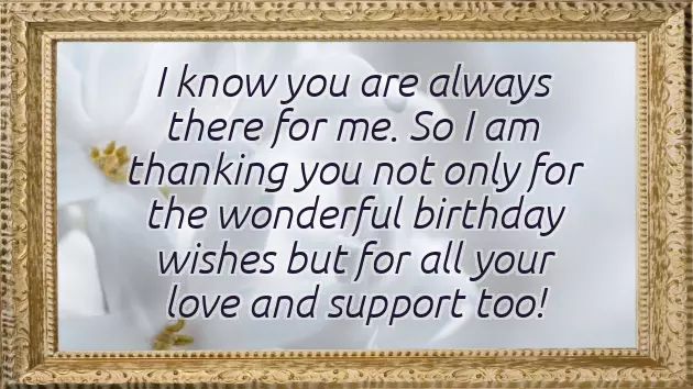 Words To Thank Someone For Birthday Wishes