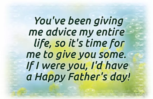 Corporate Fathers Day Message