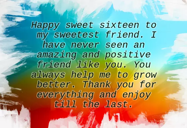 Happy Sweet 16 Granddaughter