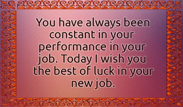 All The Best For New Job