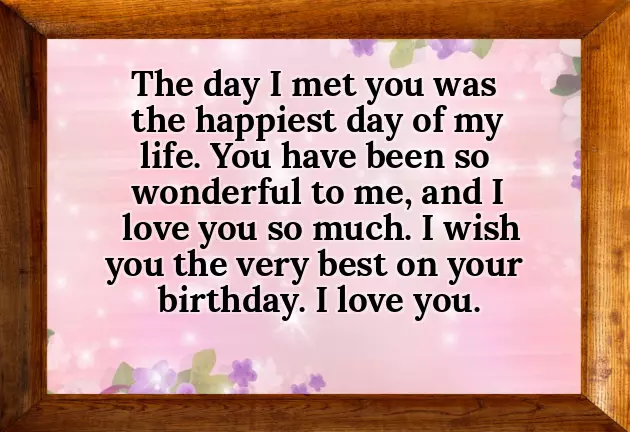 Birthday Wishes For Boyfriend Short And Sweet