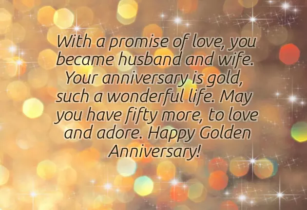 50 Years Anniversary Wishes