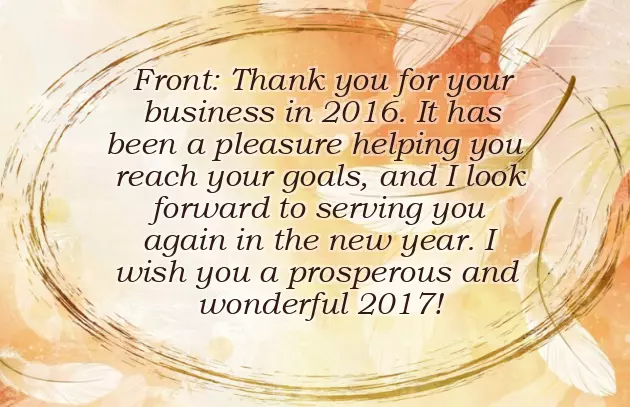 Wish You And Your Family A Prosperous New Year