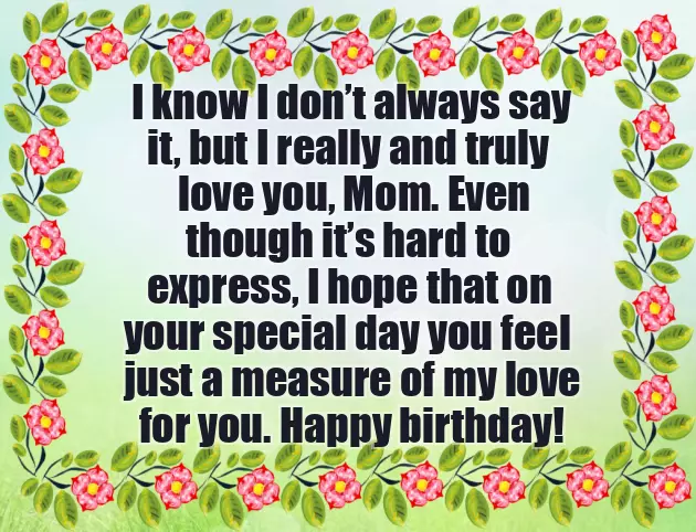 Mummy Birthday Wishes Status