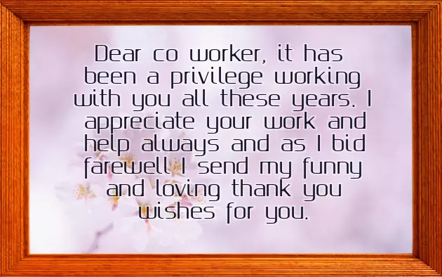 Farewell Poems For Colleagues