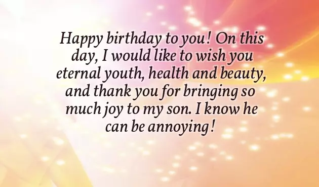 Happy Birthday To The Best Daughter In Law