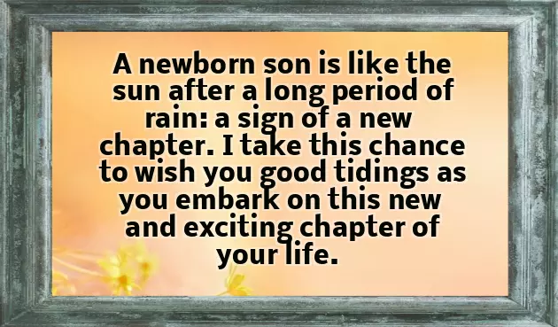 Congratulations For The Birth Of Your Son Congratulations For The Birth Of Your Son
