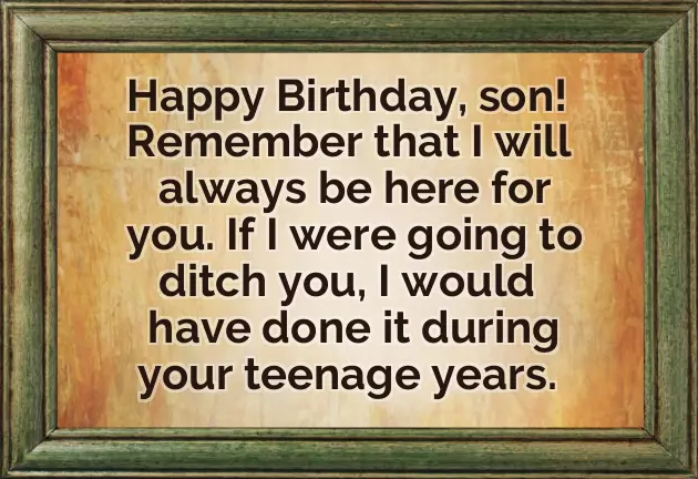 Funny Birthday Verses For Son