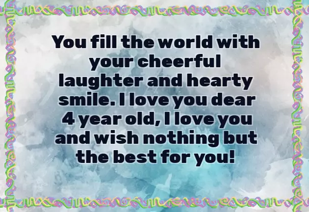 4Th Birthday Wishes For Daughter