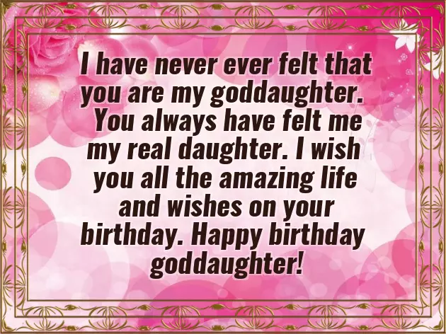 Birthday Wishes Goddaughter Birthday Wishes Goddaughter
