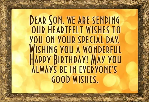 Birthday Wishes For My Adult Son