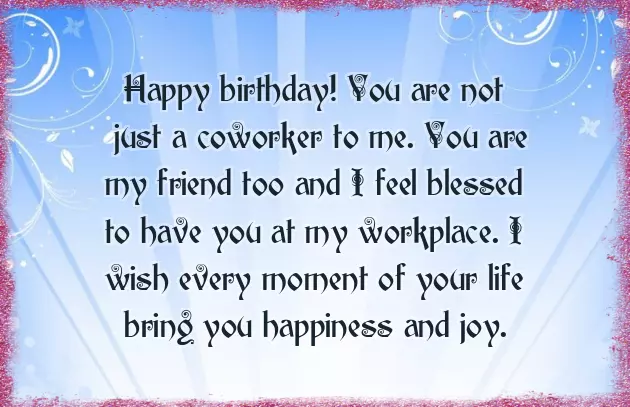 Happy Birthday Words For Coworker Happy Birthday Words For Coworker