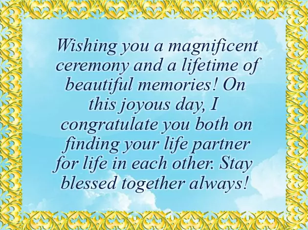 Congratulations On Your Wedding Wishes Congratulations On Your Wedding Wishes