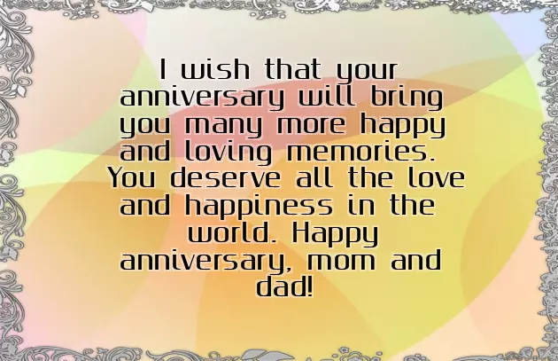 Happy Anniversary For Parents Wishes Happy Anniversary For Parents Wishes