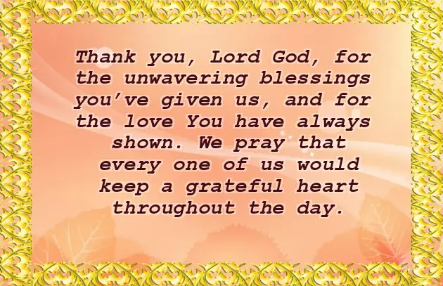 Good Morning Family Blessings