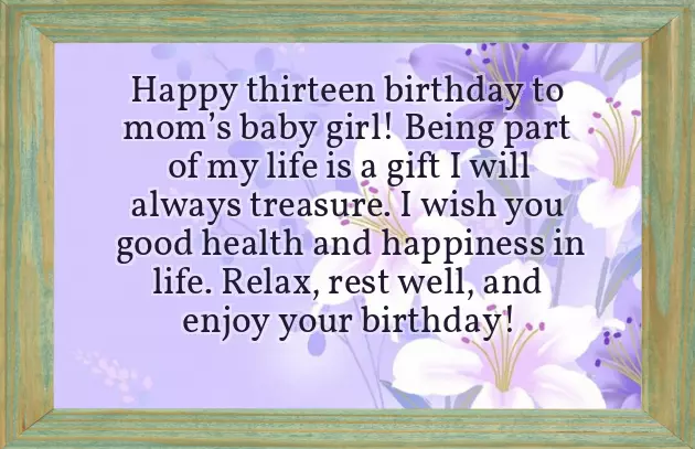13 Year Old Daughter Birthday Wishes 13 Year Old Daughter Birthday Wishes