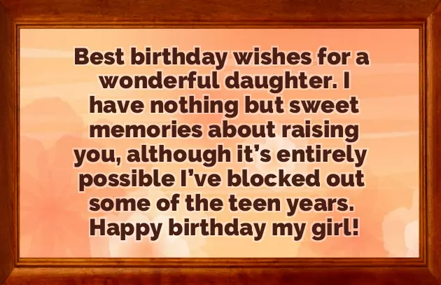 Eldest Daughter Birthday Wishes