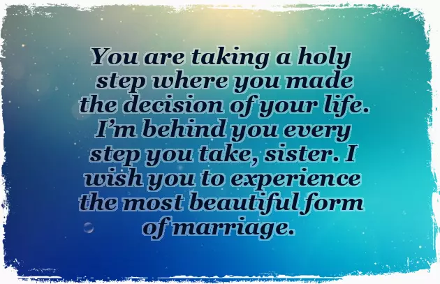 Wishes For Marriage Anniversary To Sister