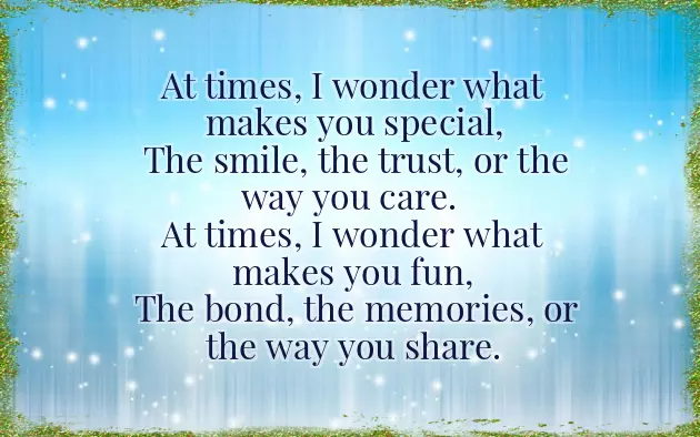 Poem For A Female Friend Poem For A Female Friend