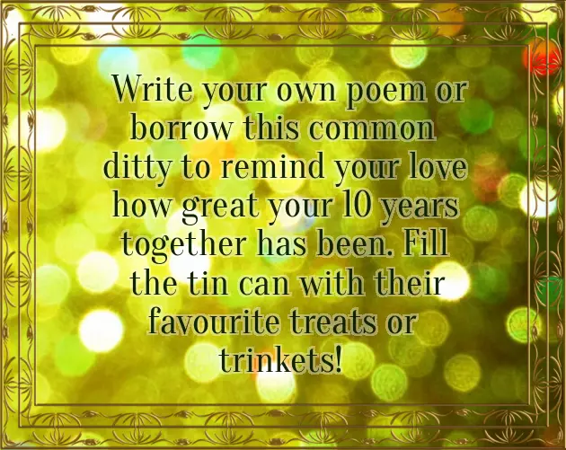 8 Year Anniversary Gift Traditional