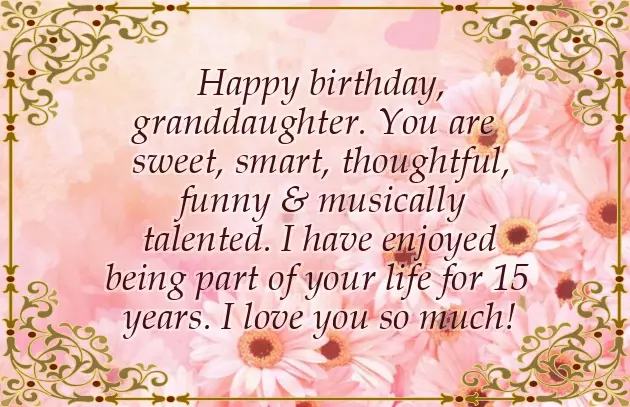 Granddaughter Birthday Wishes For Facebook Granddaughter Birthday Wishes For Facebook