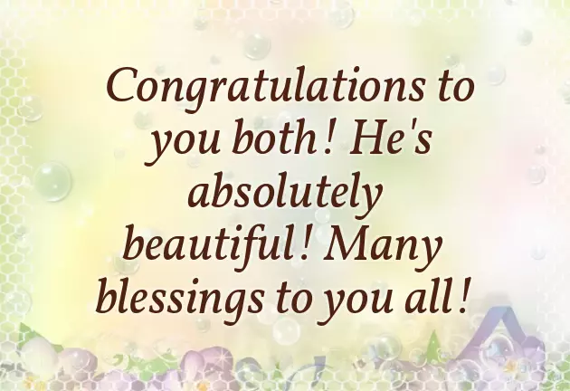 Welcome The World Baby Boy