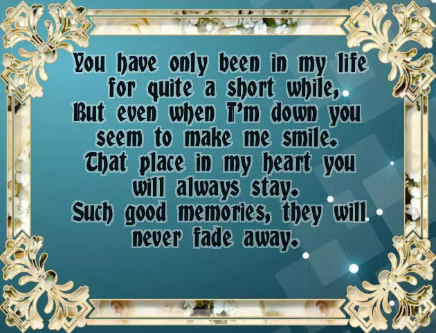 Thank You Poems For Friends