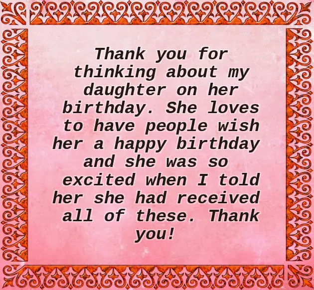 Thanks Quotes For My Daughter Birthday Wishes Thanks Quotes For My Daughter Birthday Wishes