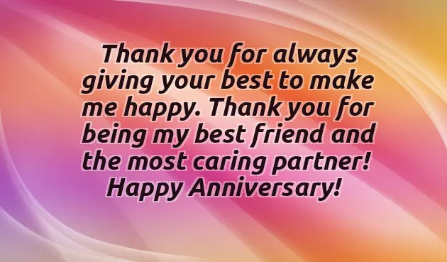 Thank You Message For Anniversary Wishes From Family